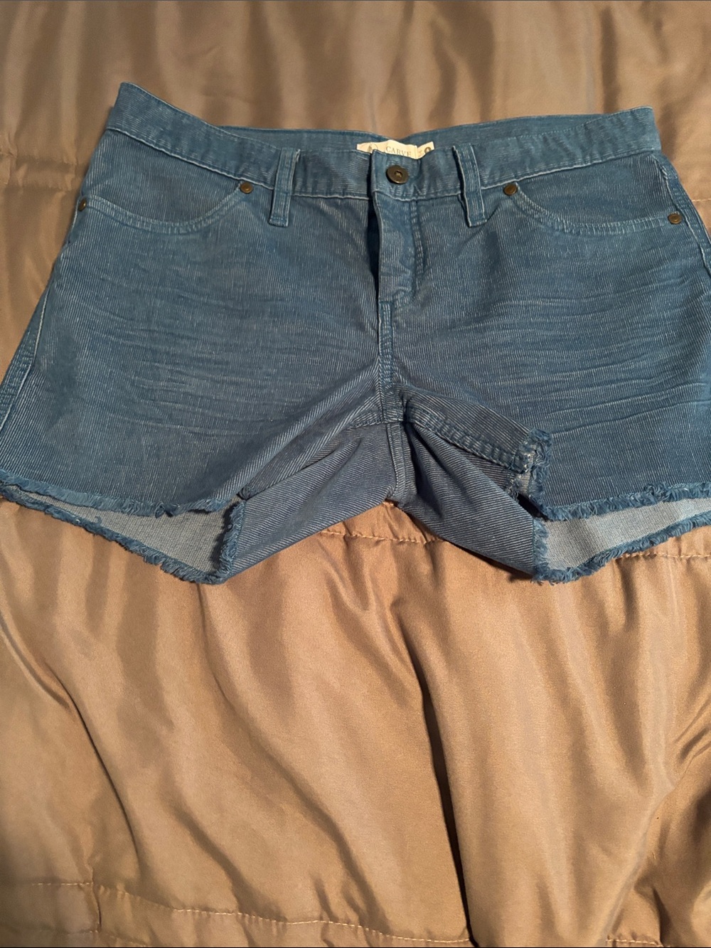 Carve Designs Blue Denim Cutoff Shorts
